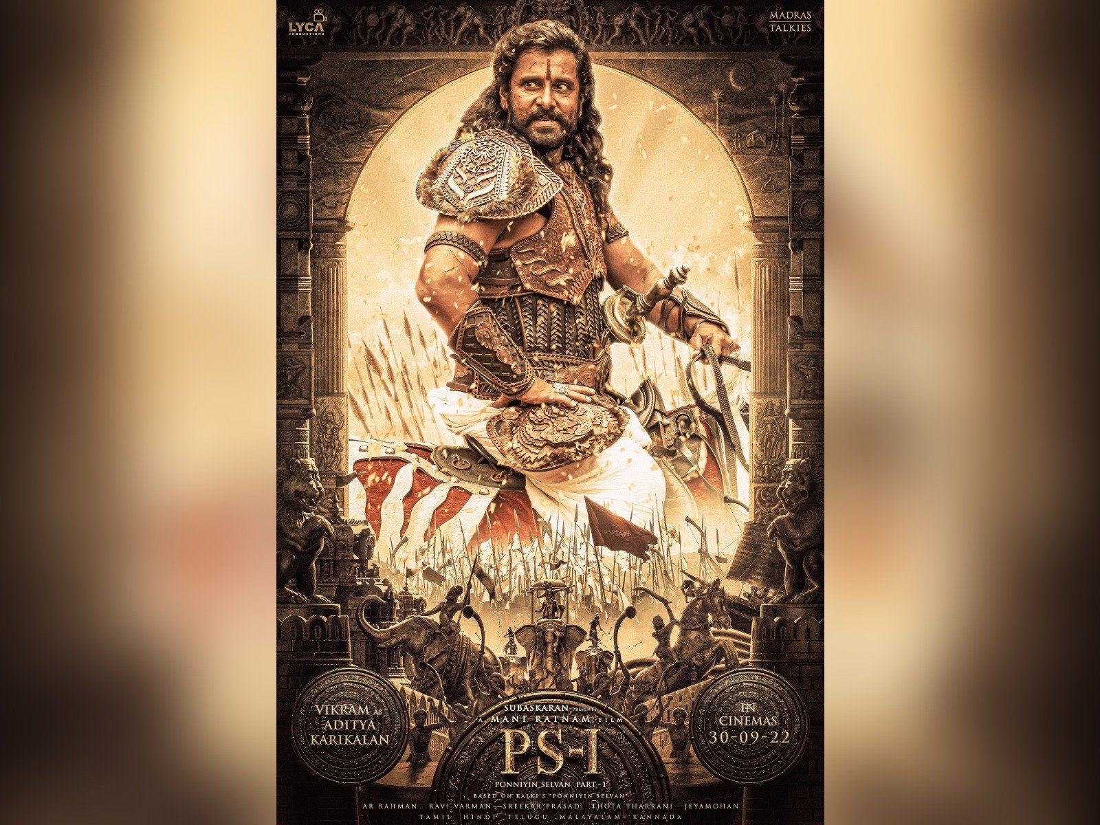 Chiyaan Vikram As Aditya Karikalan In Ponniyin Selvan
