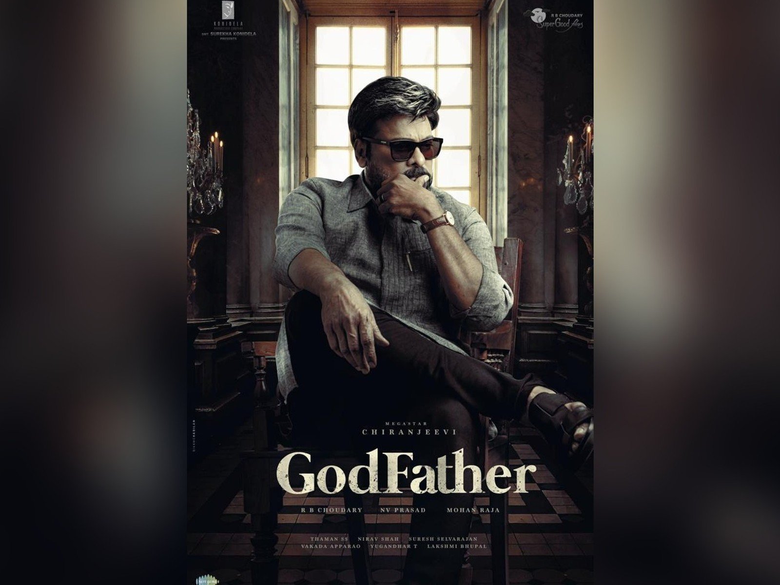 Megastar Chiranjeevi's Godfather First Look Out, Theatrical Release For Dasara