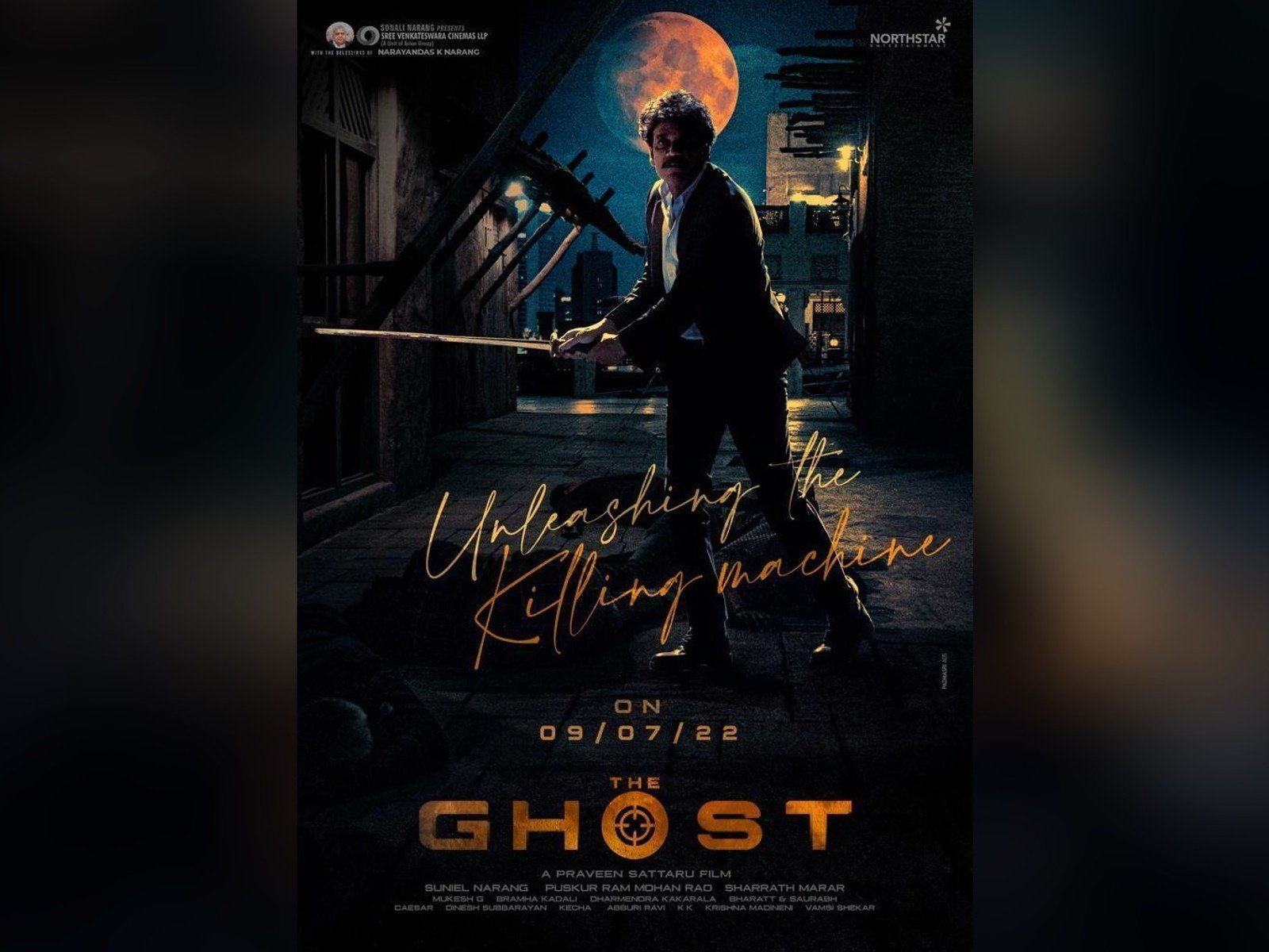 Unleashing The Killing Machine- The First Visual Of King Nagarjuna's The Ghost On July 9th
