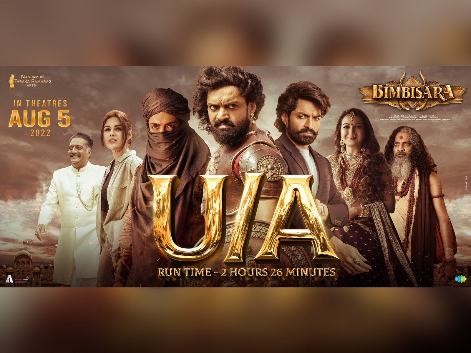 Bimbisara Movie Completes Its Censor Formalities And Has Been Certified With U/A !
