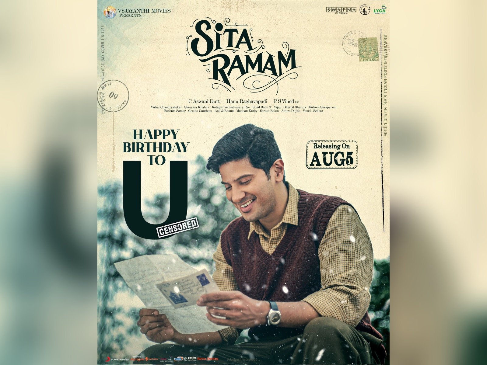 Sita Ramam clears censor formalities