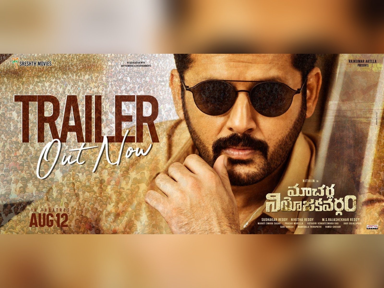 Macherla Niyojakavargam Oora Mass Trailer Released