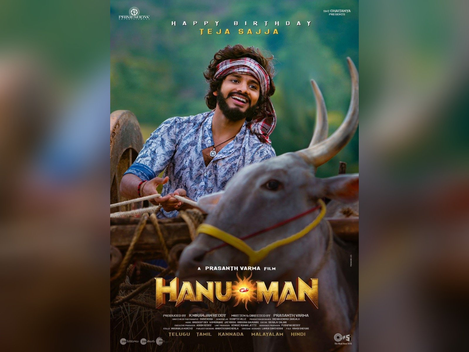 Teja Sajja’s Birthday Special Poster From HANU-MAN Unleashed