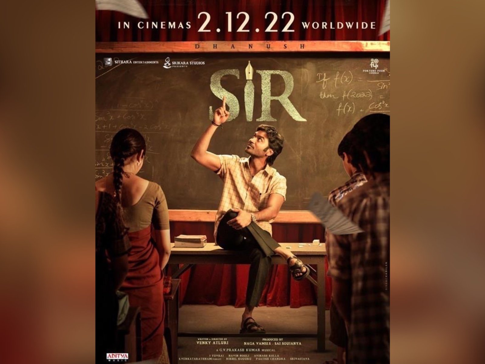 Dhanush's Telugu-Tamil bilingual SIR/Vaathi To Release On December 2nd