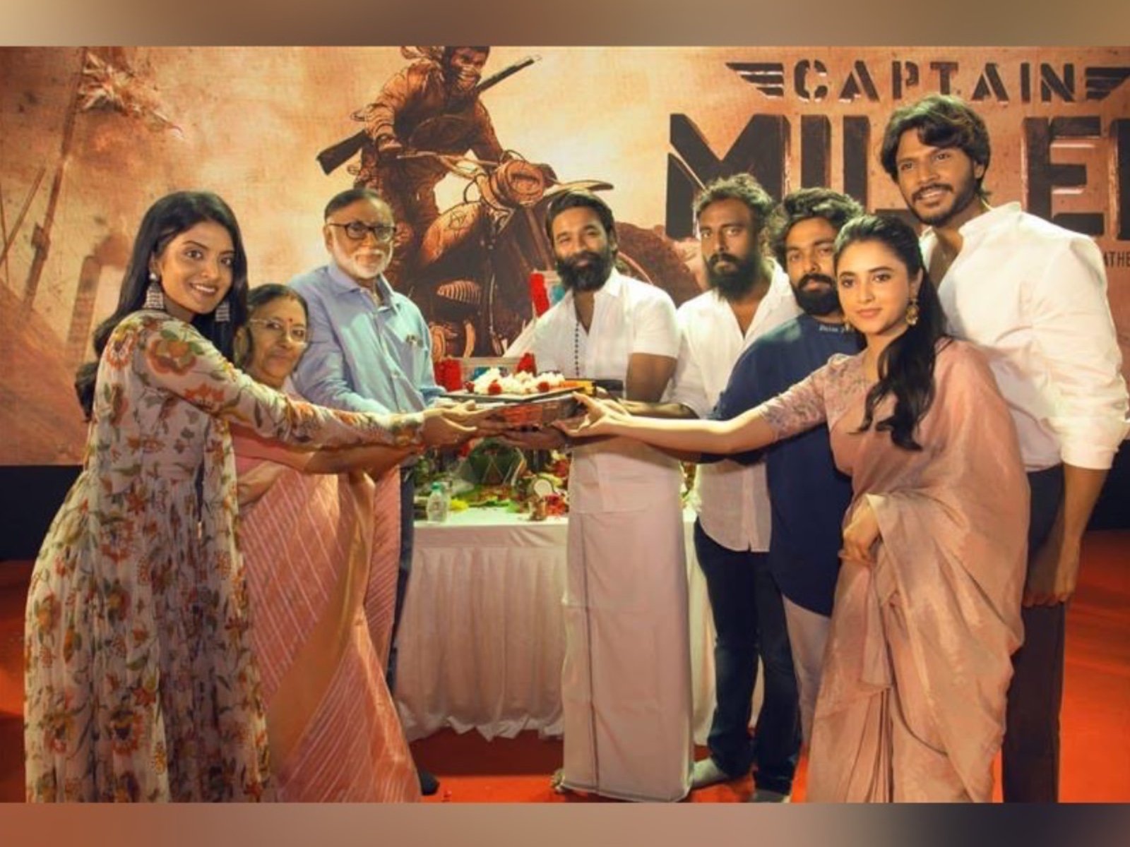 Dhanush ‘Captain Miller’ Launched Grandly