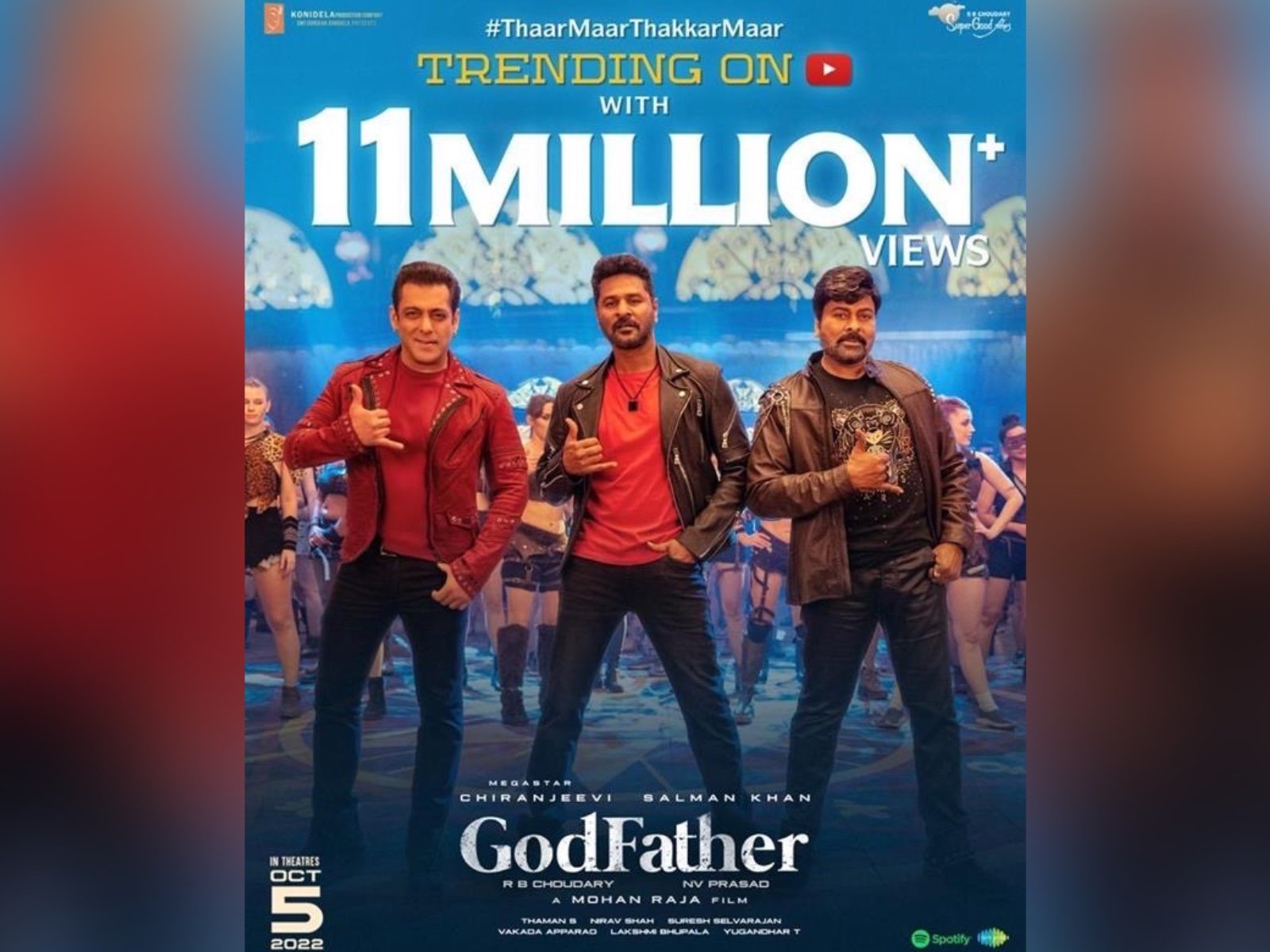 GodFather 1st Single Thaar Maar Clocks 11 Million+ Views