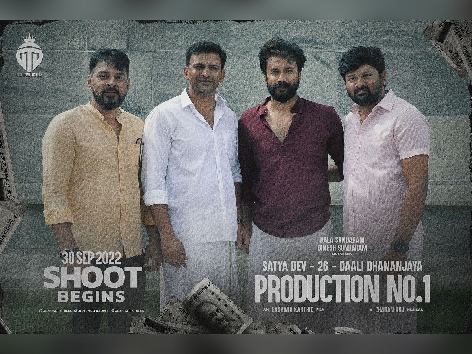 Satya Dev’s new film launched with a pooja ceremony