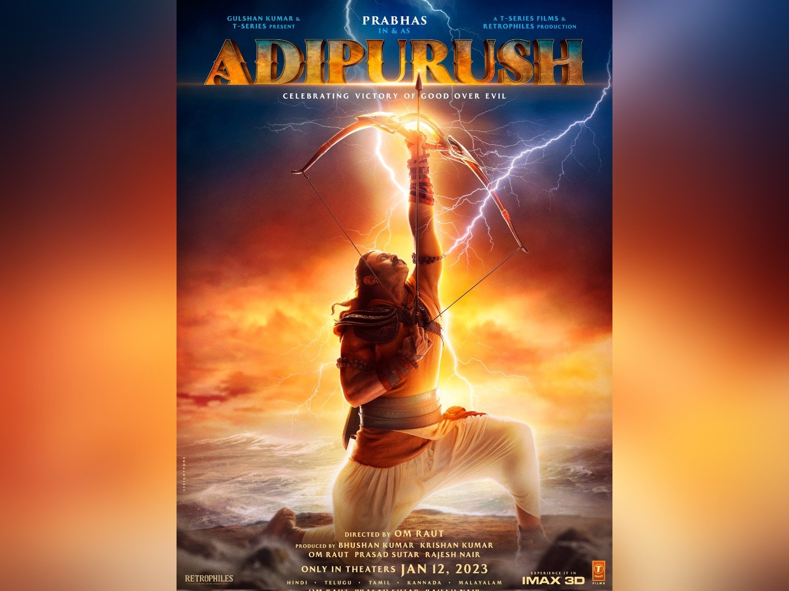 Teaser poster of Adipurush unveiled