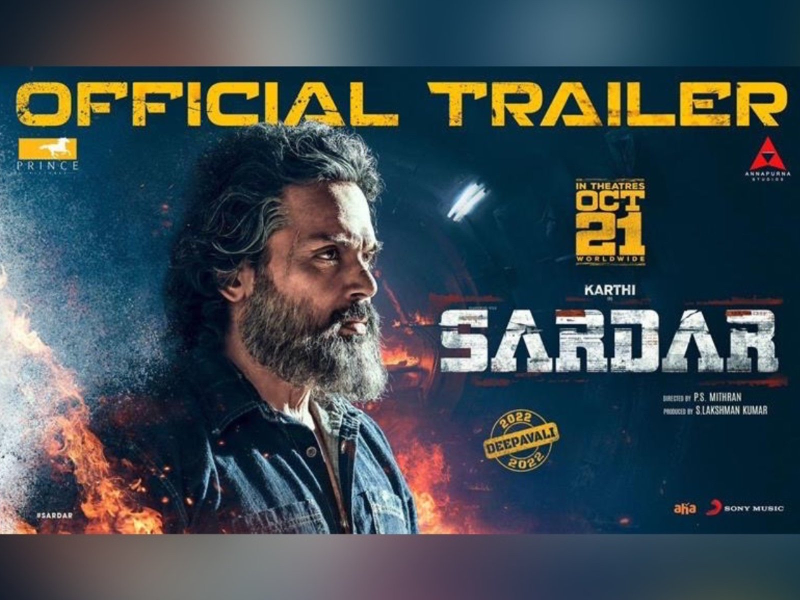 Karthi, PS Mithran, Prince Pictures Sardar Trailer Released
