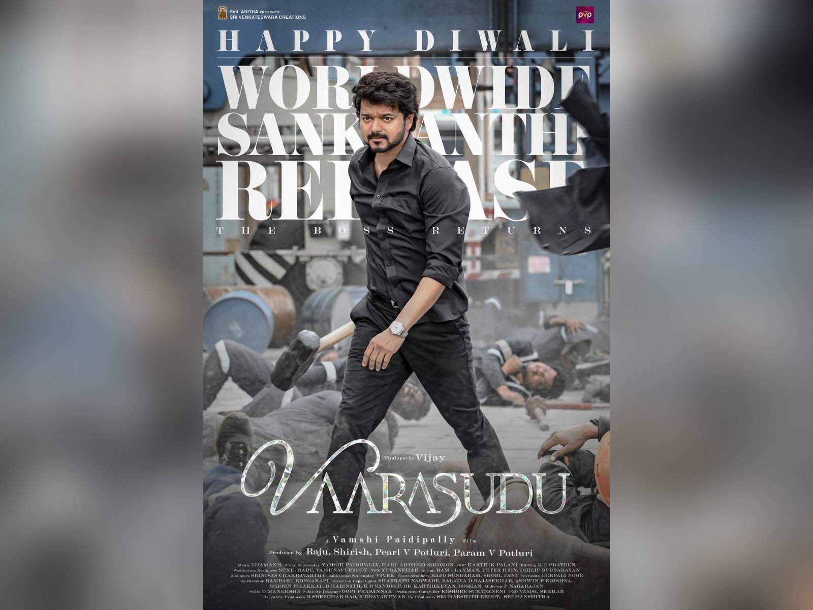 Vaarasudu/Varisu Releasing For Sankranthi