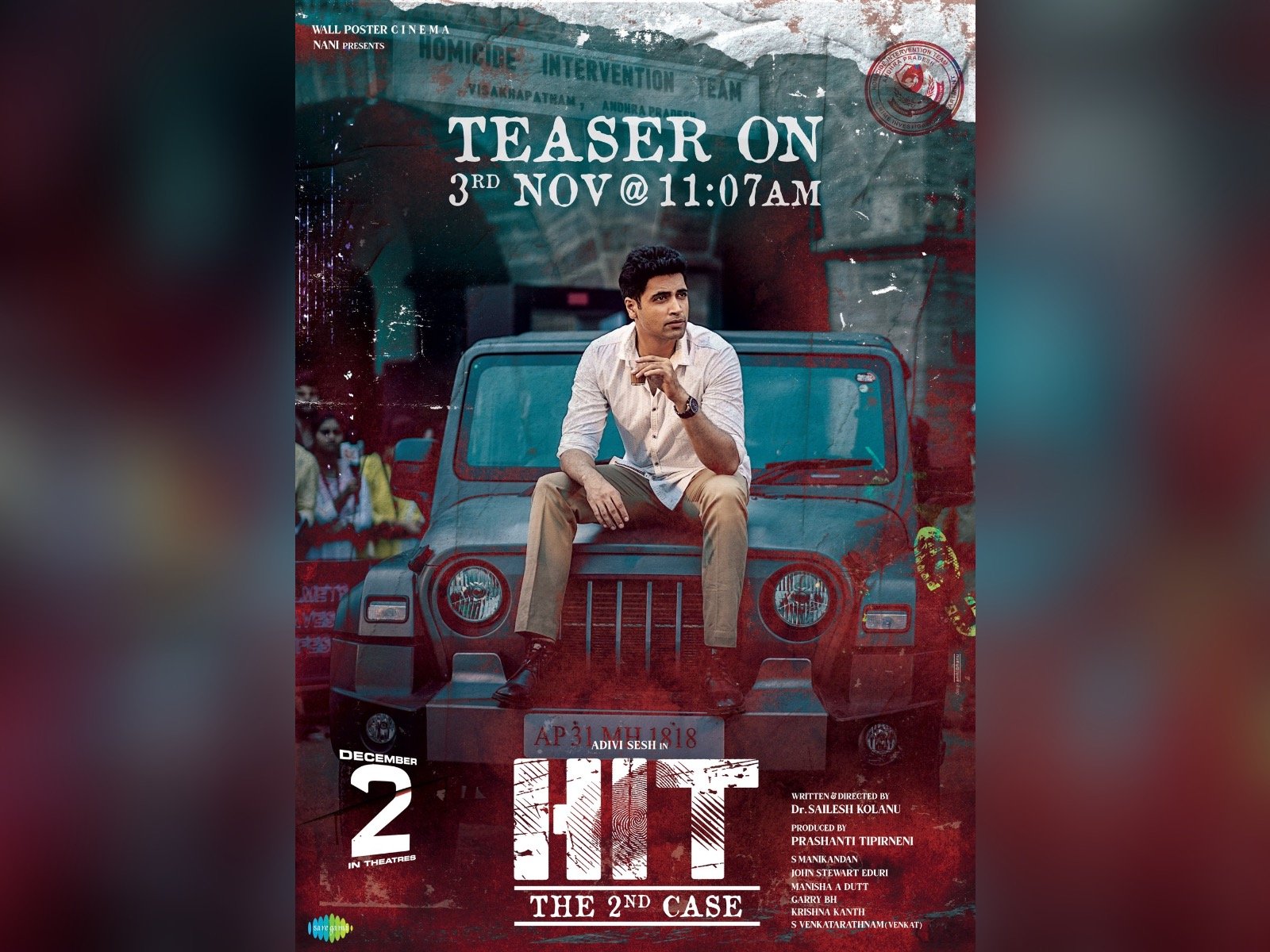 HIT 2 teaser is all set to release tomorrow