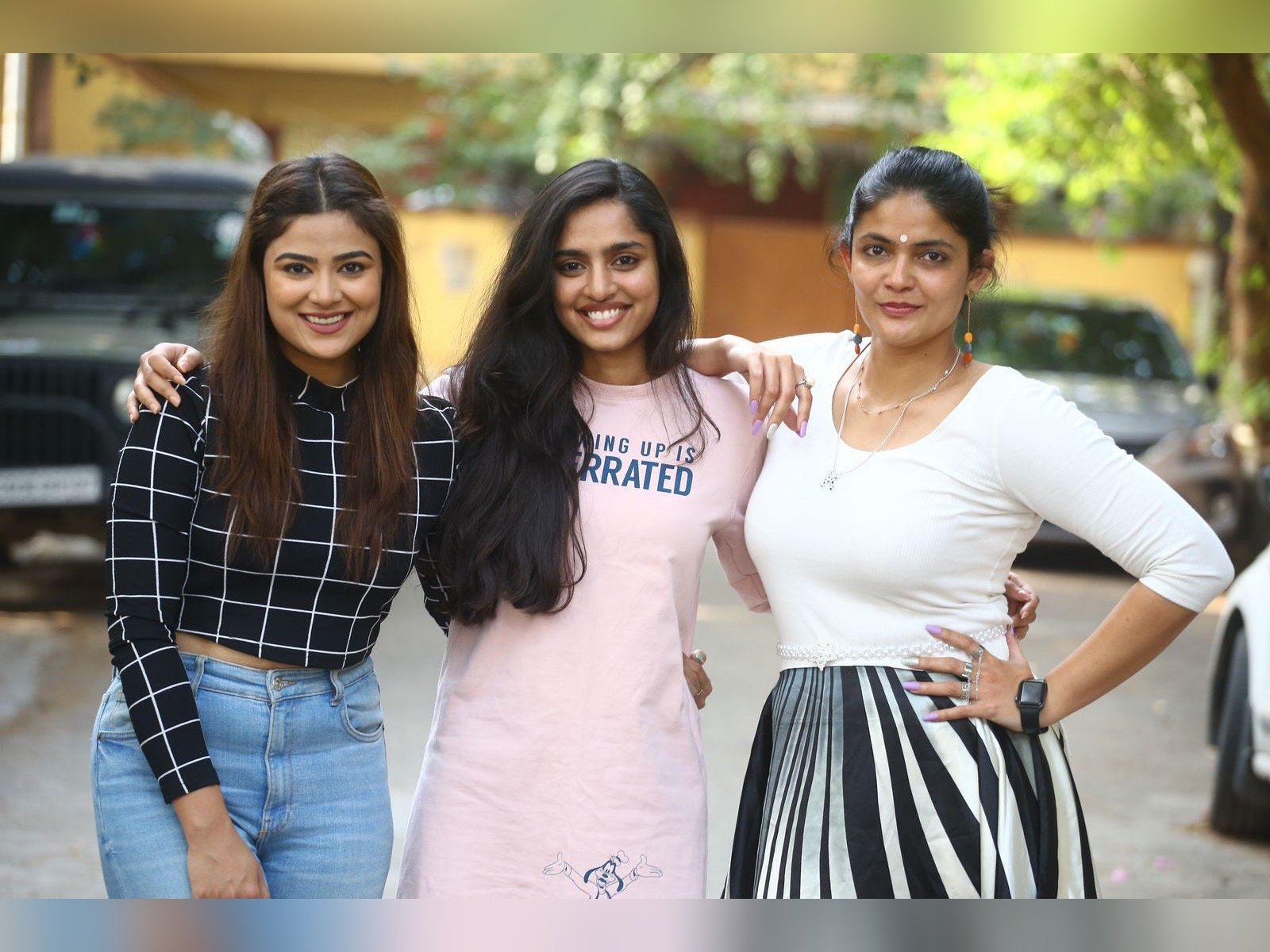 Kalpika Ganesh, Divya Sripada And Priyanka Sharma Interacted With The Media On Saturday