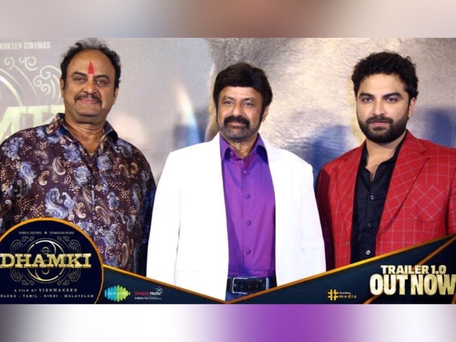 Launched The Telugu Trailer Of Vishwak Sen‘s Pan India Film Das Ka Dhamki