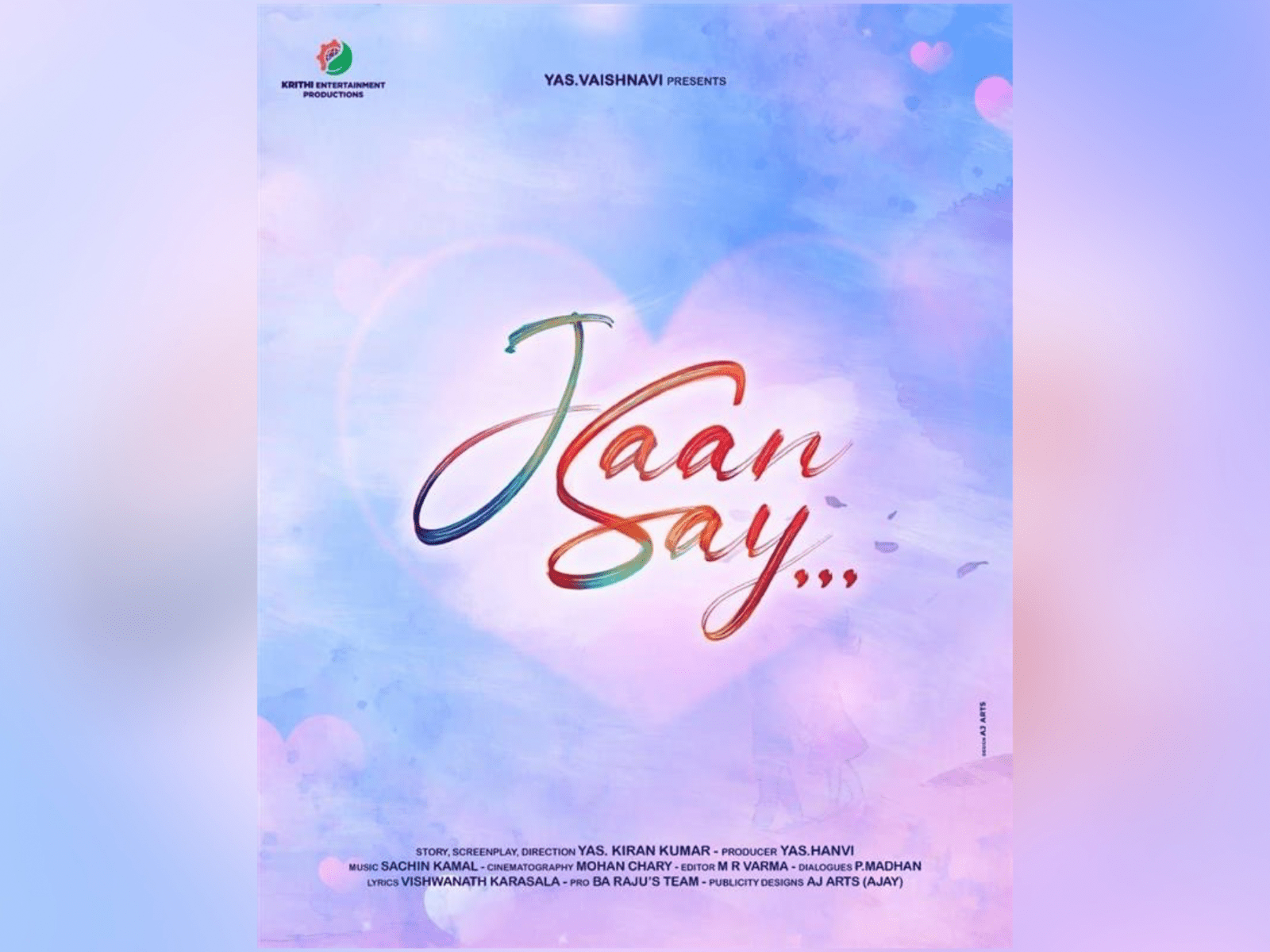 Kiran Kumar Is Debuting As Director With Crime Thriller 'Jaan Say‘