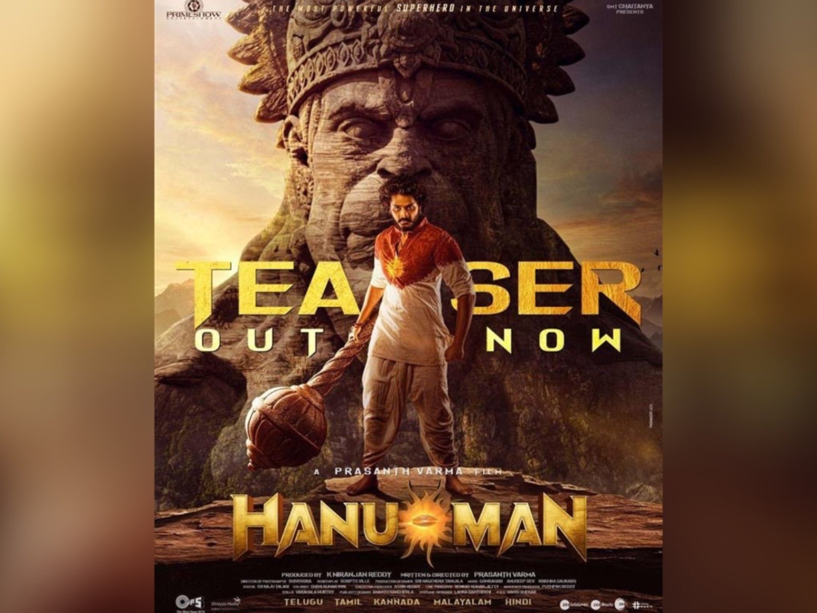 Prasanth Varma’s Pan India Movie HANU-MAN Teaser Unleashed