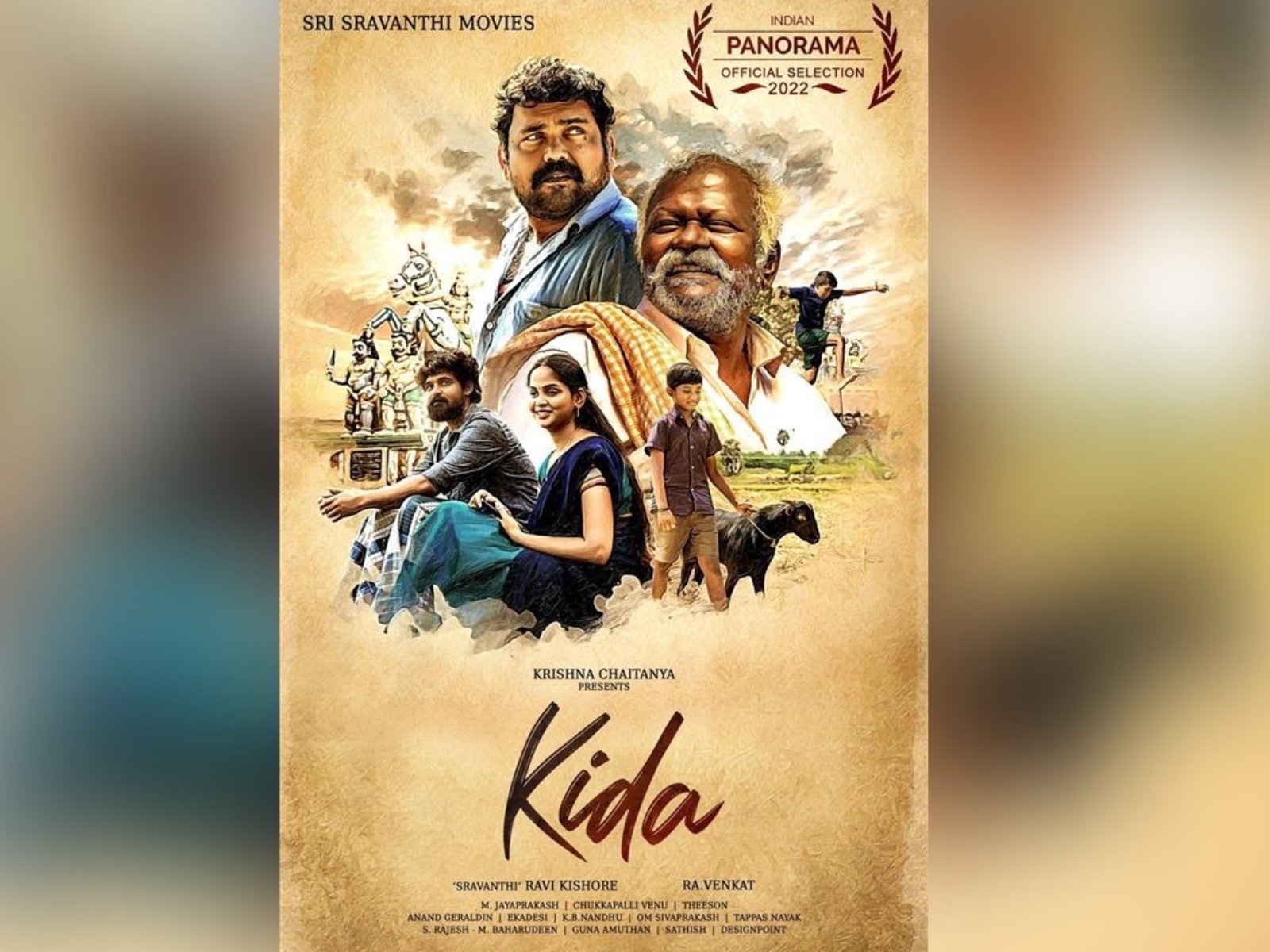 Sravanthi’ Ravikishore’s first Tamil film Kida gets standing ovation at Indian Panorama