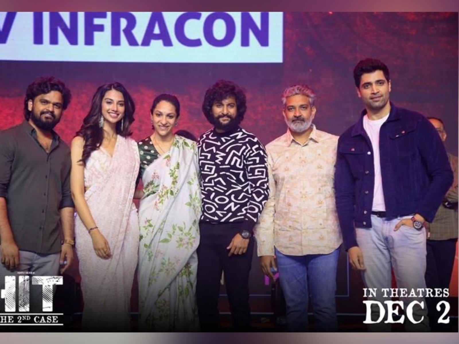 SS Rajamouli Gracing The Pre-release Event Of Film HIT2 As A Chief Guest