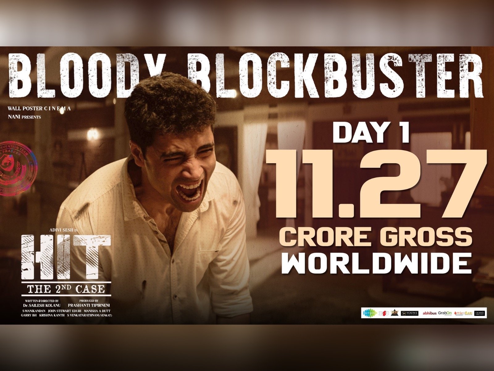 HIT2 First Day Collections, Biggest Opener For Adivi Sesh