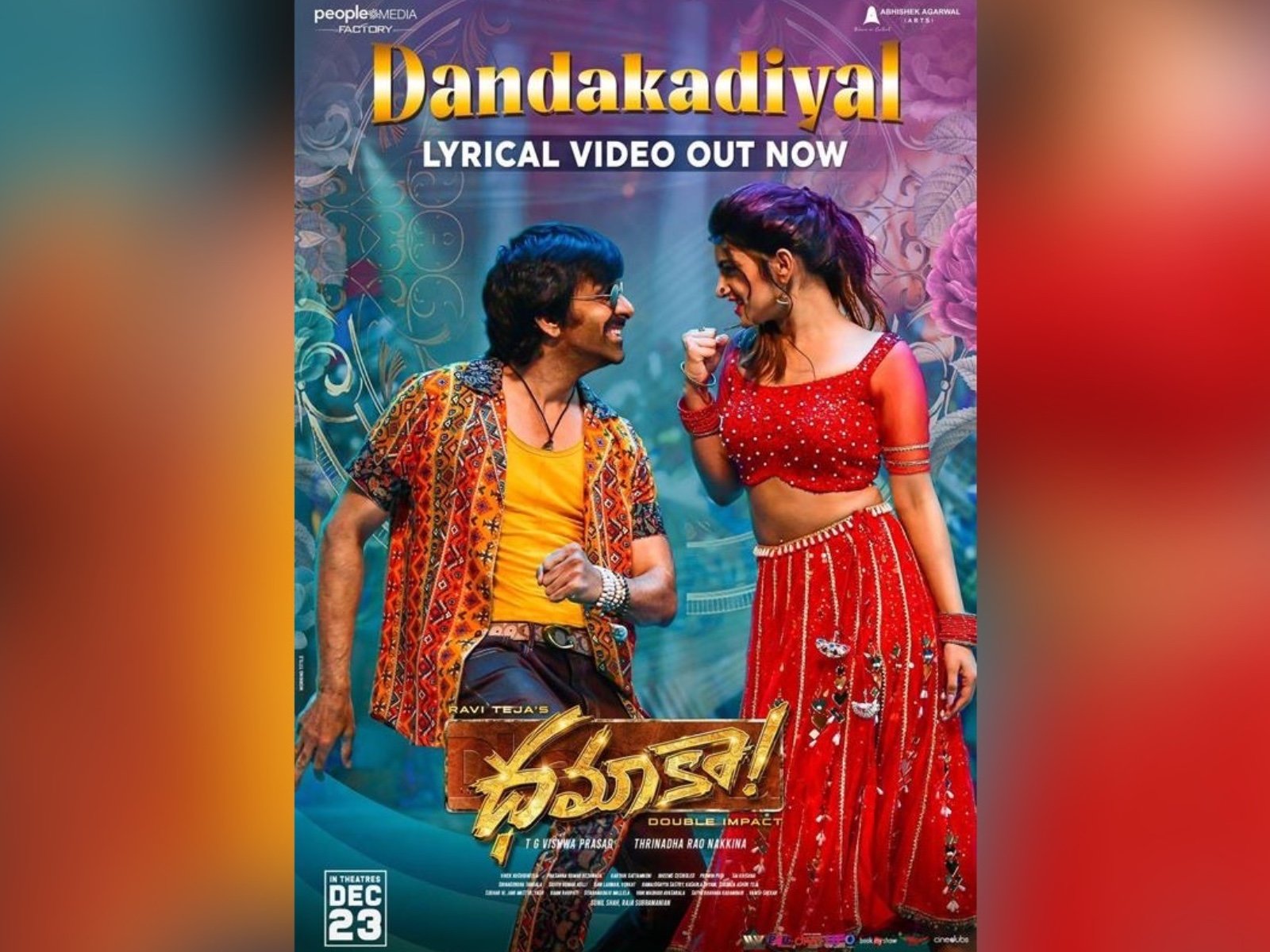 Lyrical Video Of Dandakadiyal Song From "DHAMAKA" Released