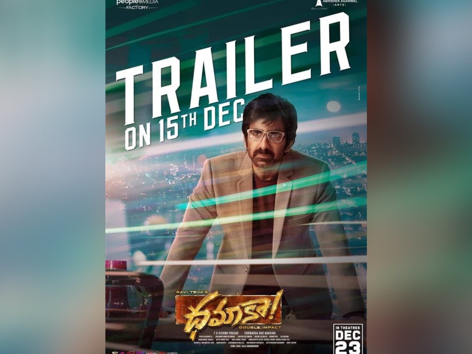 "DHAMAKA" Theatrical Trailer On December 15th