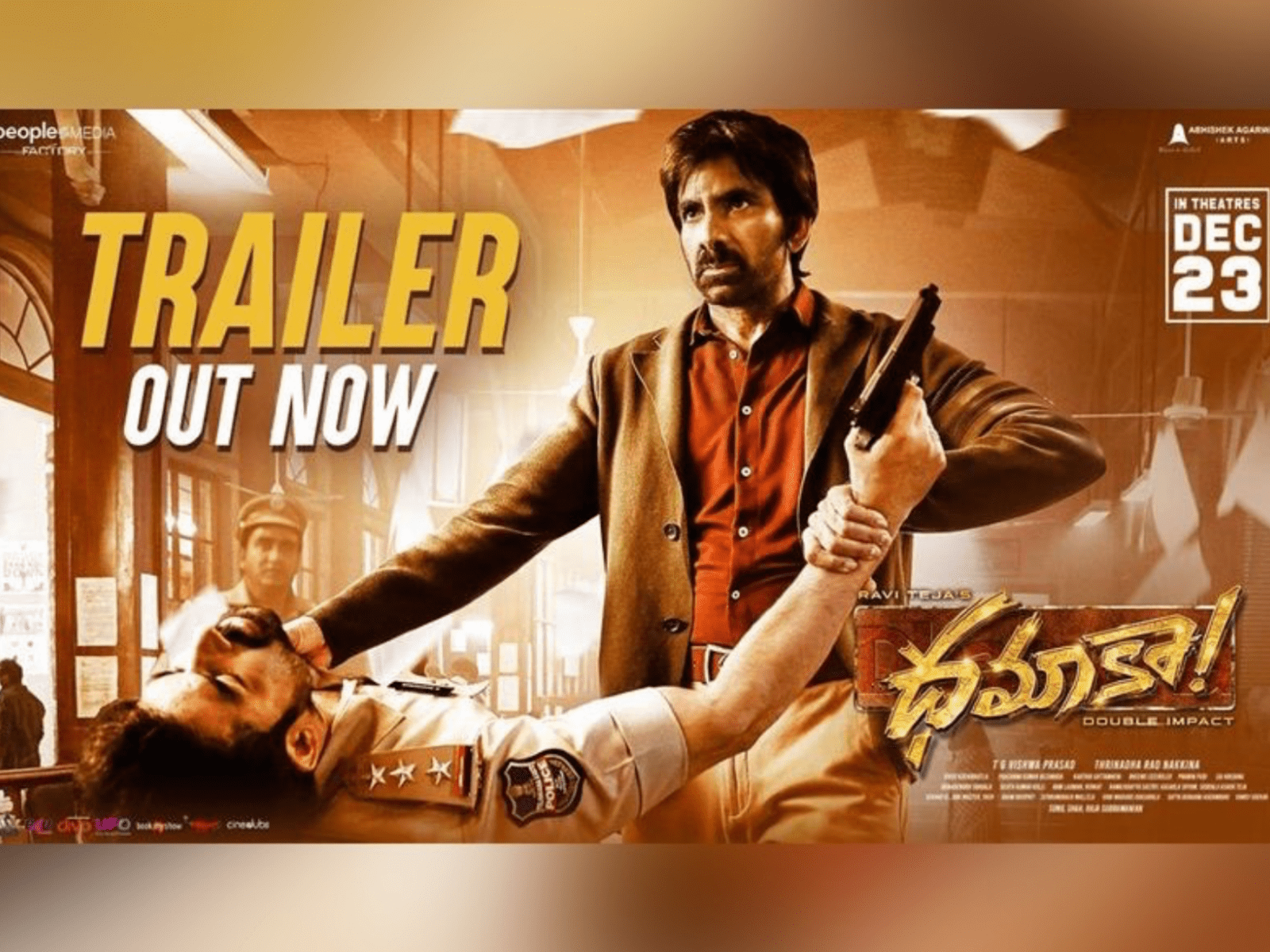 "DHAMAKA" Theatrical Trailer Launched