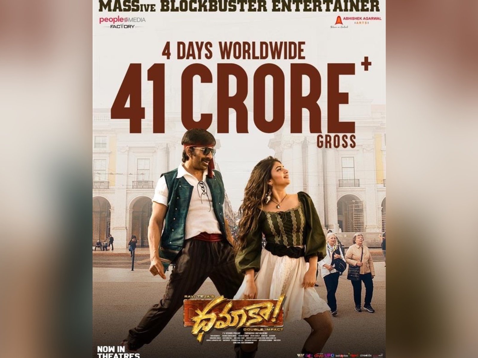 Dhamaka Collected 41 Cr + Gross Worldwide In 4 Days