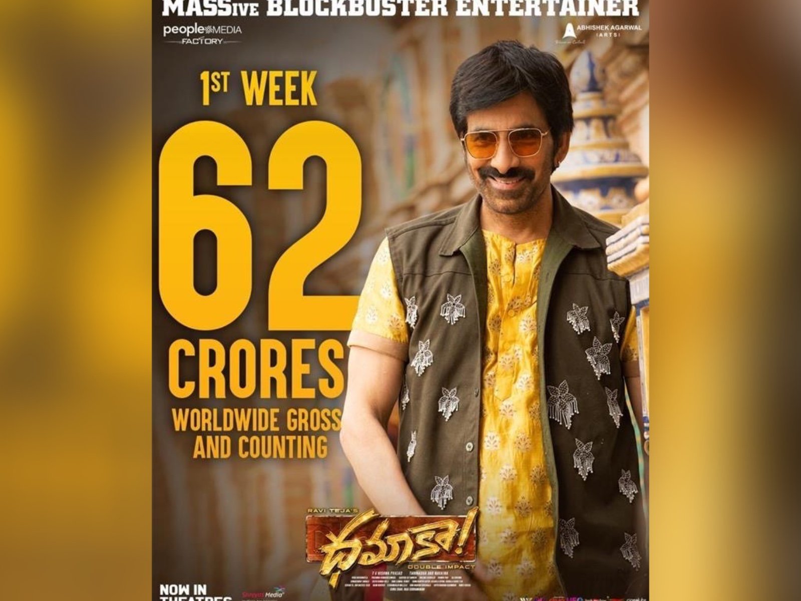 Dhamaka Collected 62 Cr Gross Worldwide In 1st Week