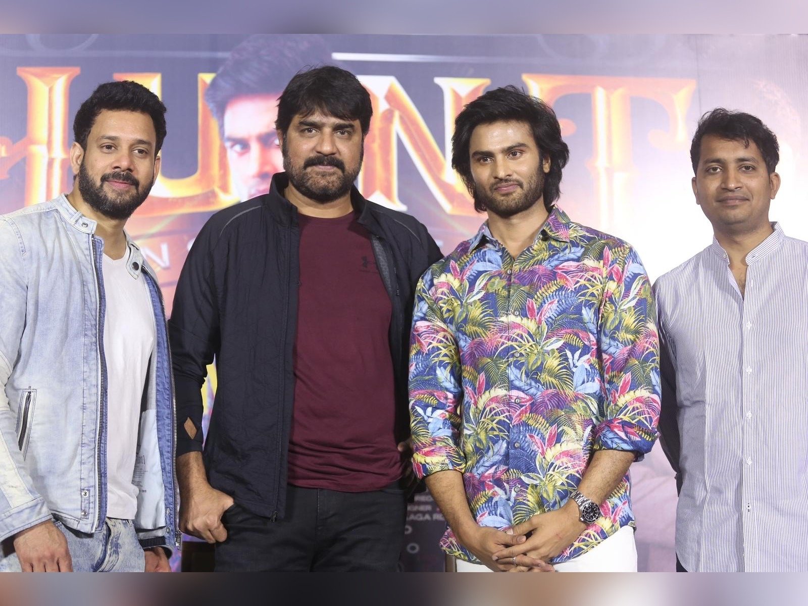 Sudheer Babu At The Pre-release Press Meet Of 'Hunt'