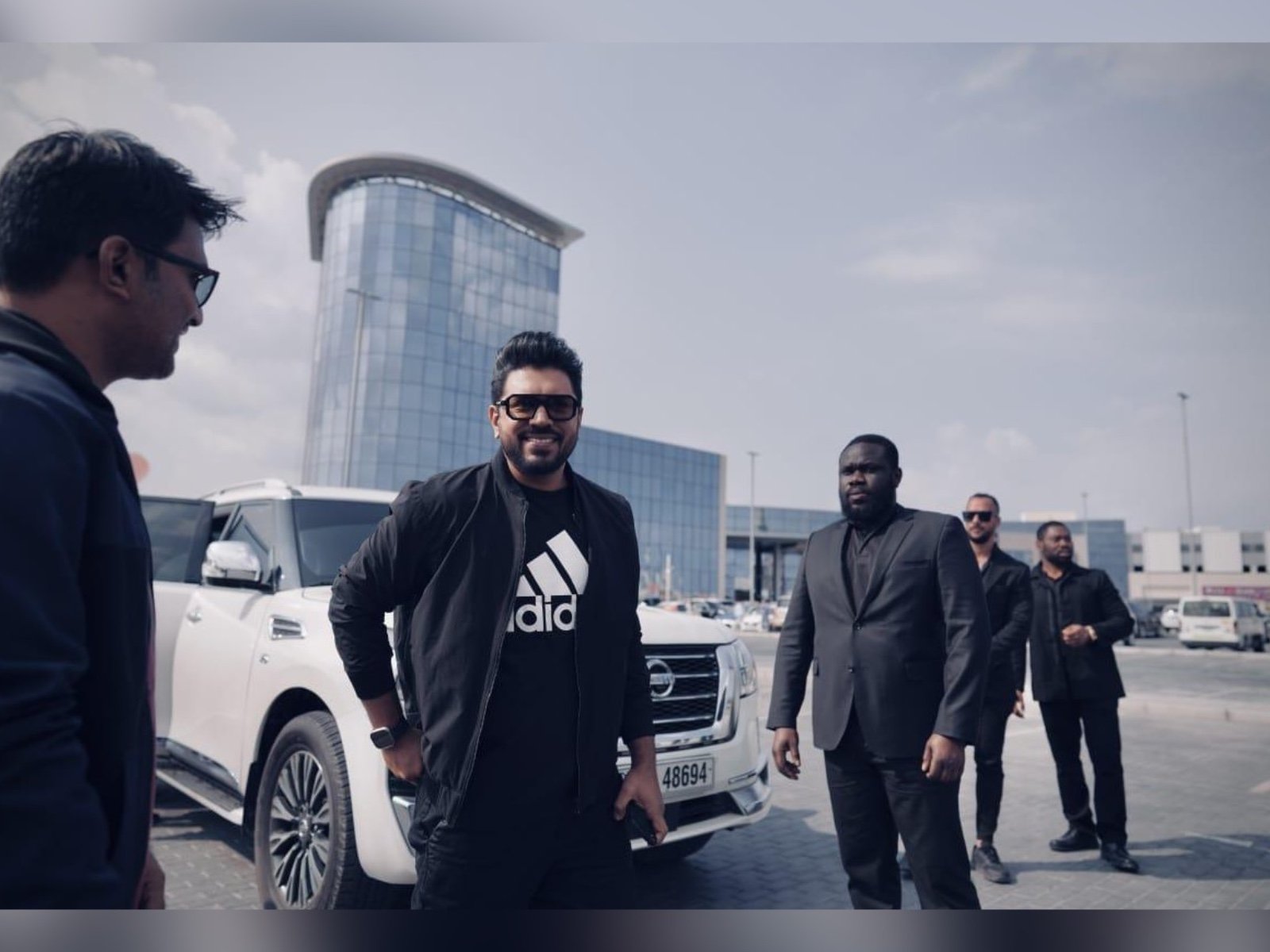 Nivin Pauly joined Haneef Adeni project in a stylish look; Shooting began in Dubai.