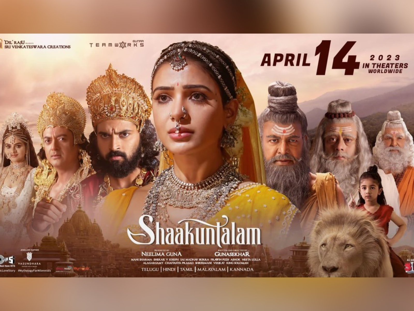 Samantha's Epic Adventure in Shaakuntalam Gets a New Release Date: Get Ready for April 14th