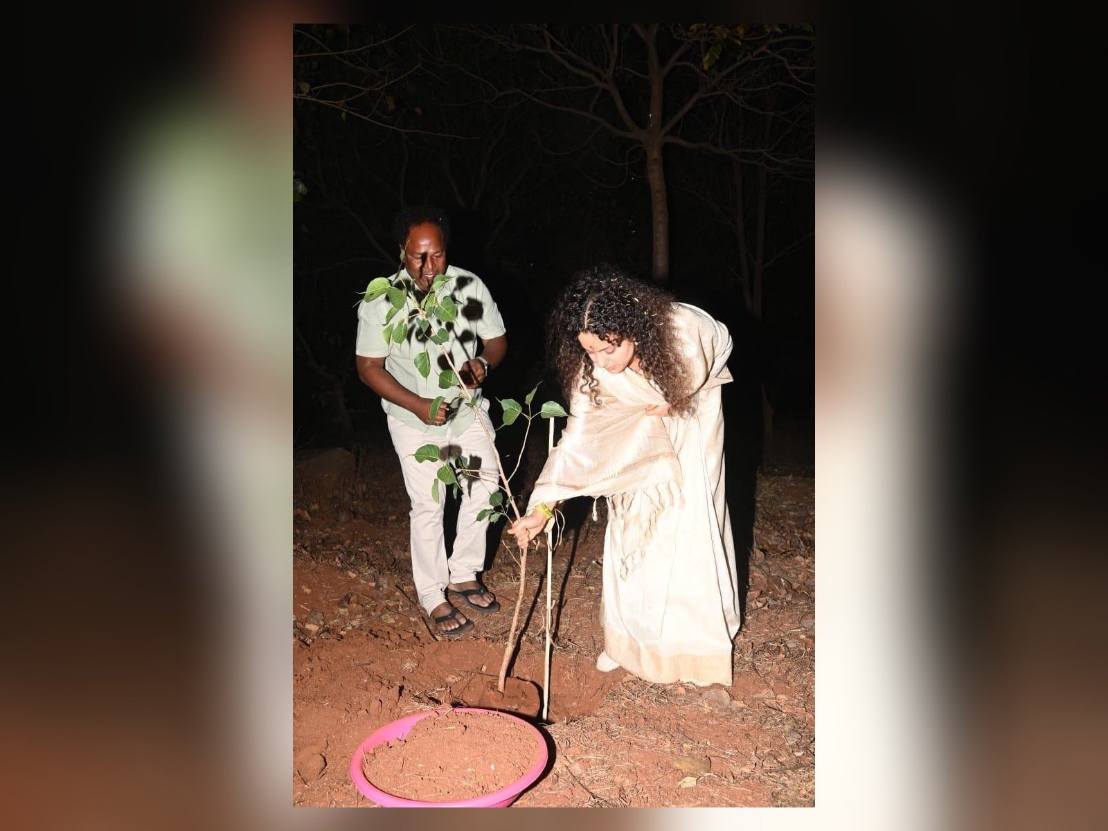 Kangana Ranaut participated in Green India Challenge..