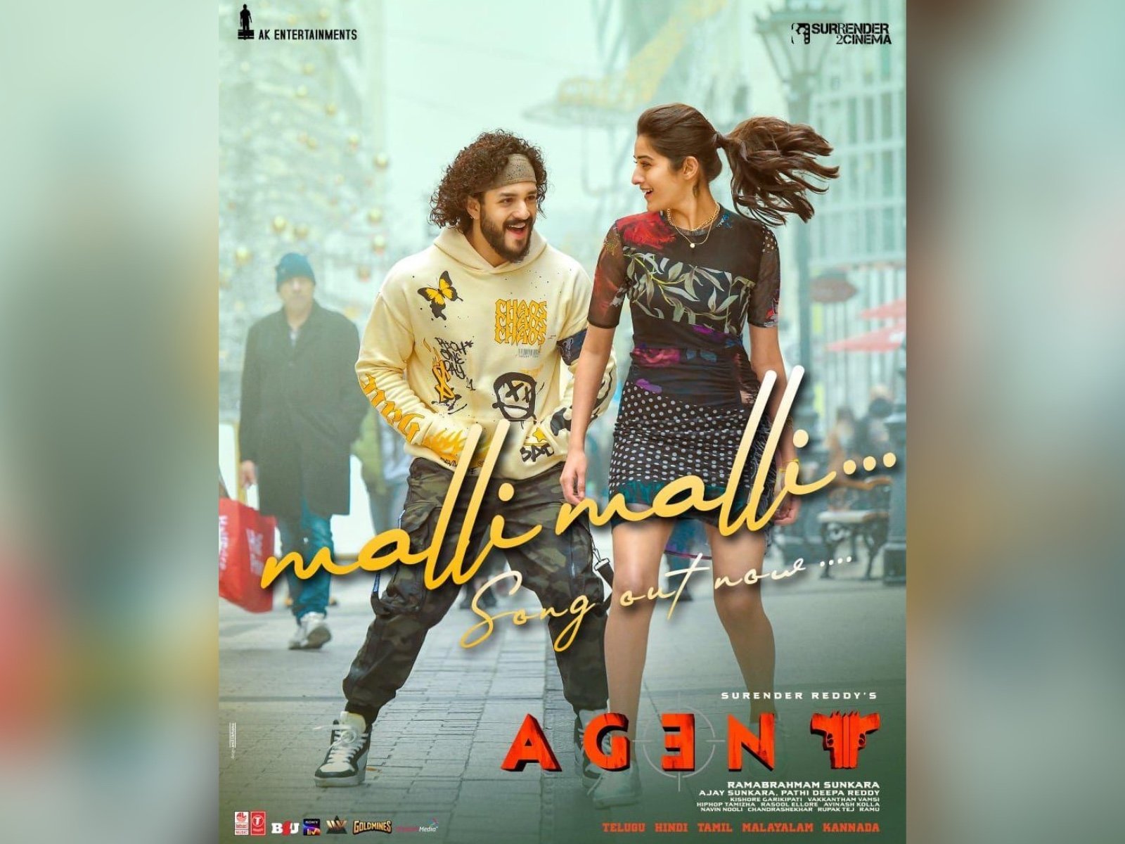 Agent First Song Malli Malli is out now