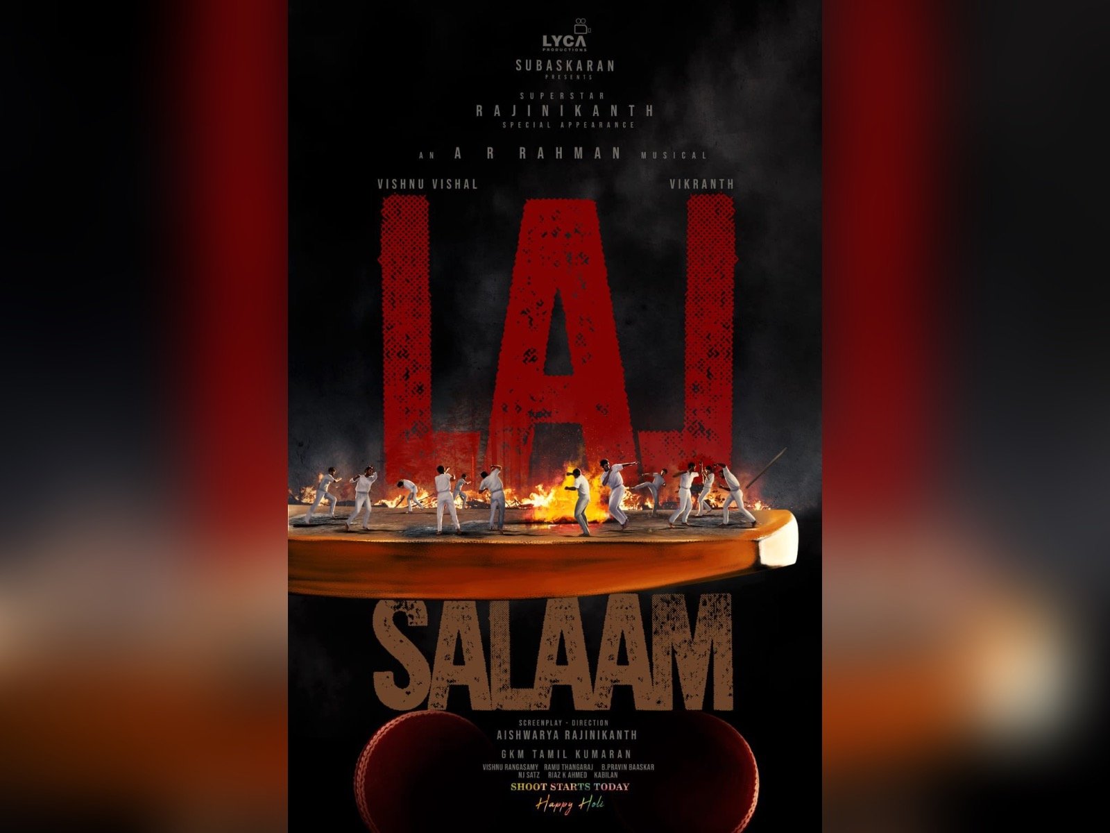 Action-packed filming for Rajinikanth's Lal Salaam kicks off!