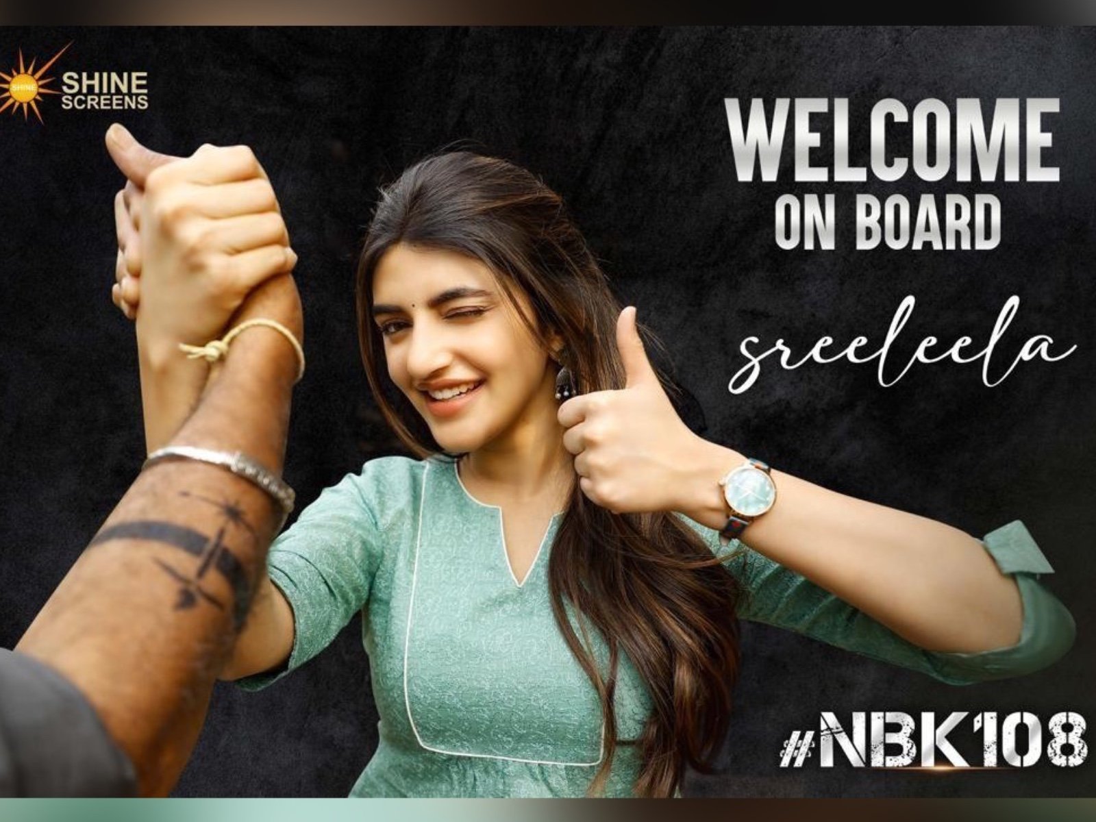Actress Sreeleela Joins The Shoot Of #NBK108