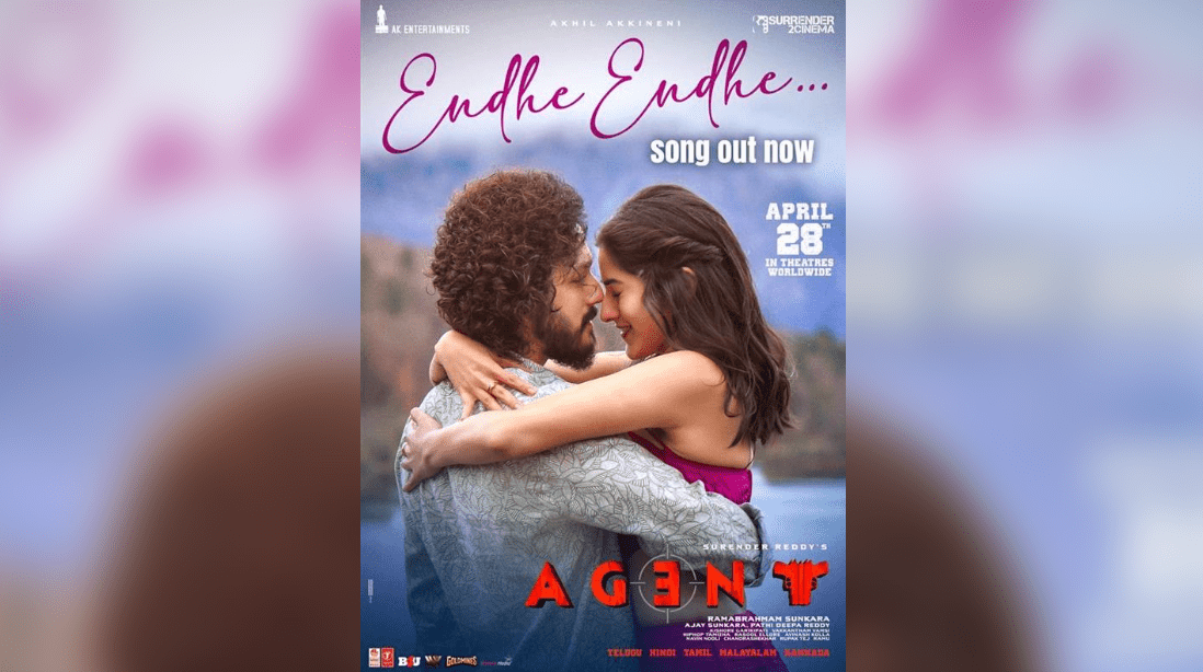 Akhil Akkineni's 'Agent' releases second romantic single 'Endhe Endhe'