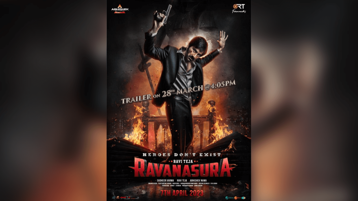 Ravi Teja's Ravanasura gets a thrilling theatrical trailer release date!