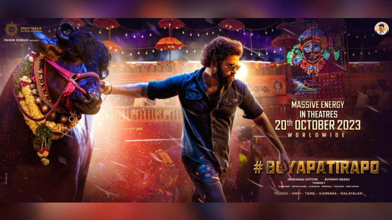 Blockbuster Action: #BoyapatiRAPO Set to Hit Theaters This Dussehra!