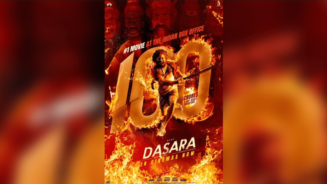 Natural Star Nani's 'Dasara' crosses Rs 100 Cr worldwide in just 6 days!