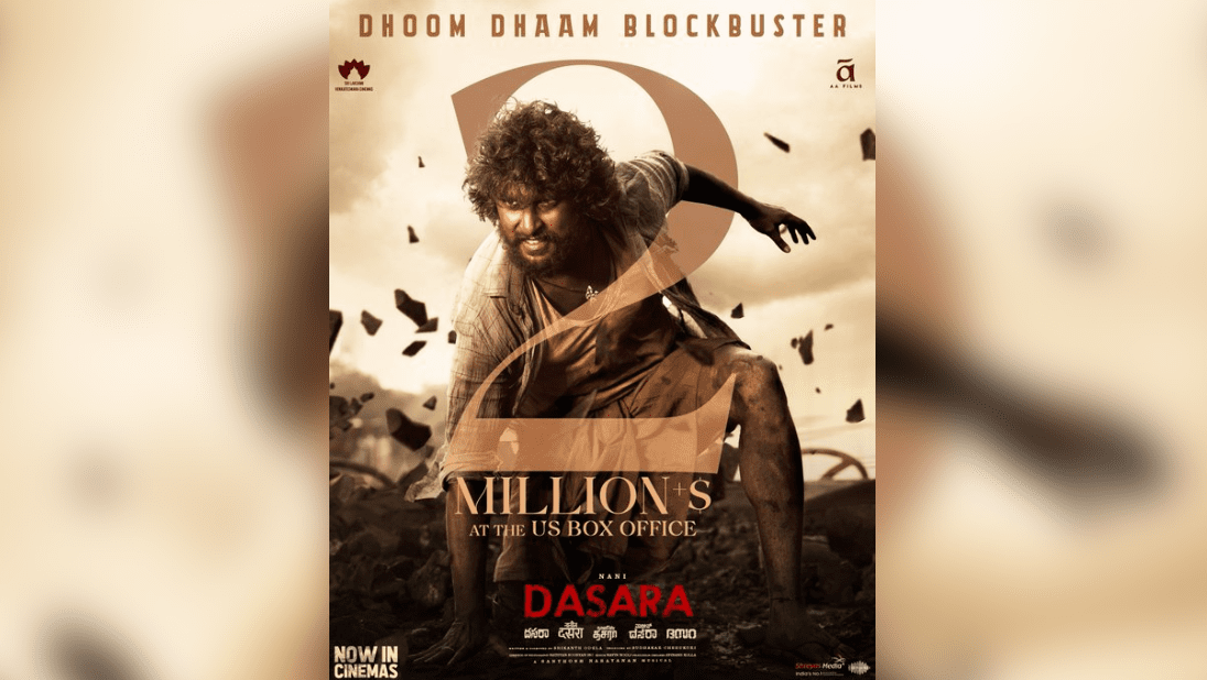 Nani's "Dasara" Crosses $2 Million Mark in the US Box Office!