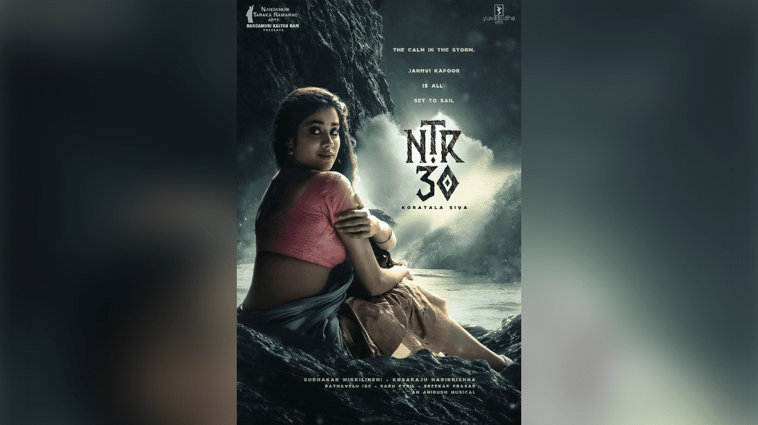 The sets of NTR30 welcome Janhvi Kapoor!