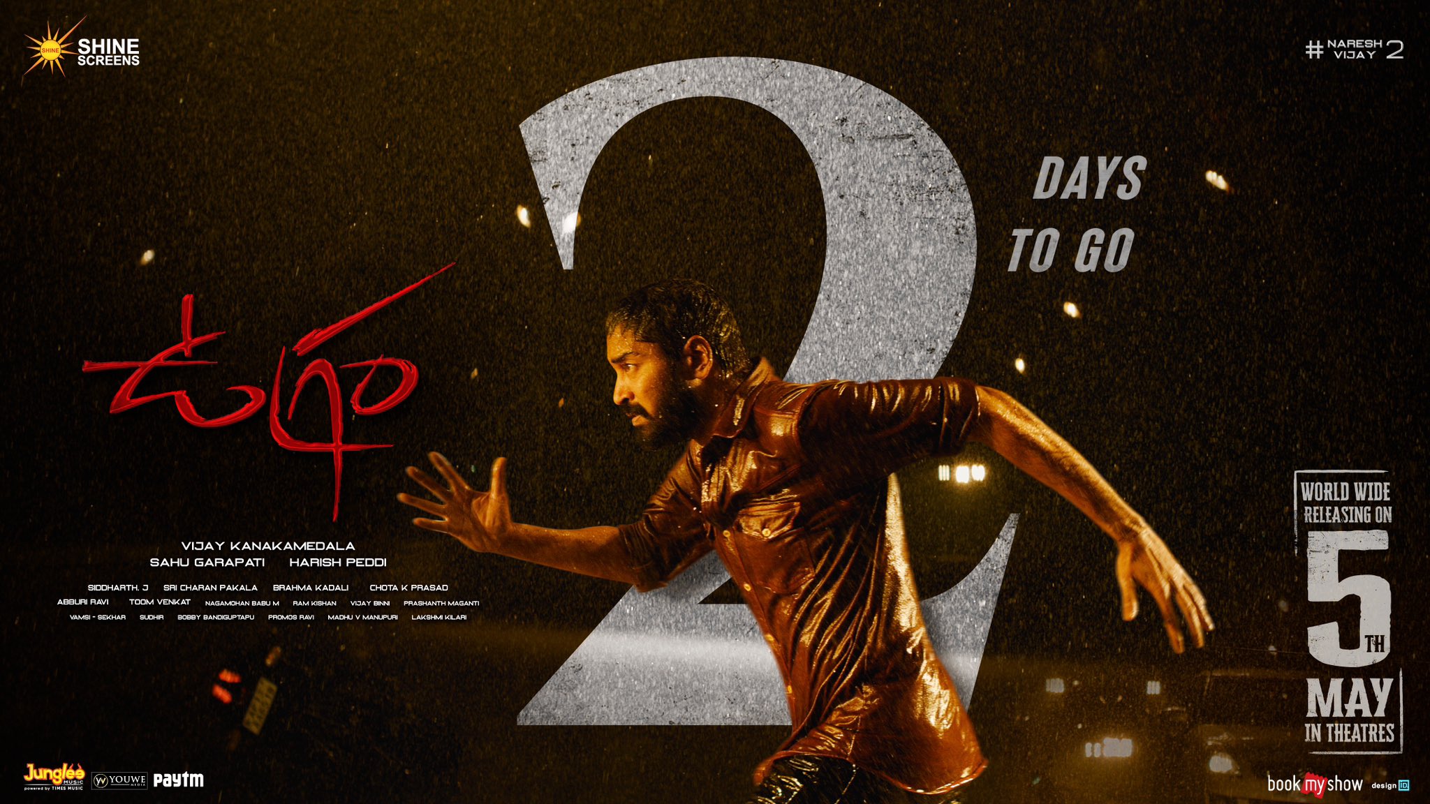 Allari Naresh's 'Ugram' certified U/A with 2-hour runtime