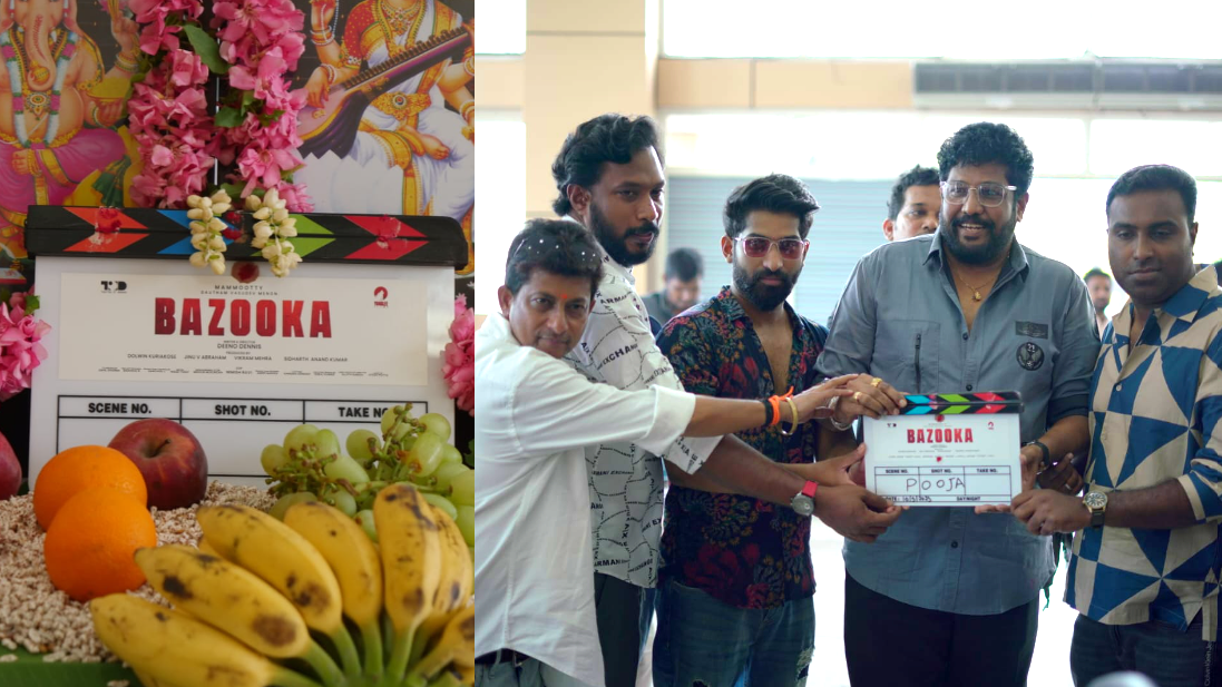 Mammootty Starrer "Bazooka" Goes on Floors with Pooja Ceremony