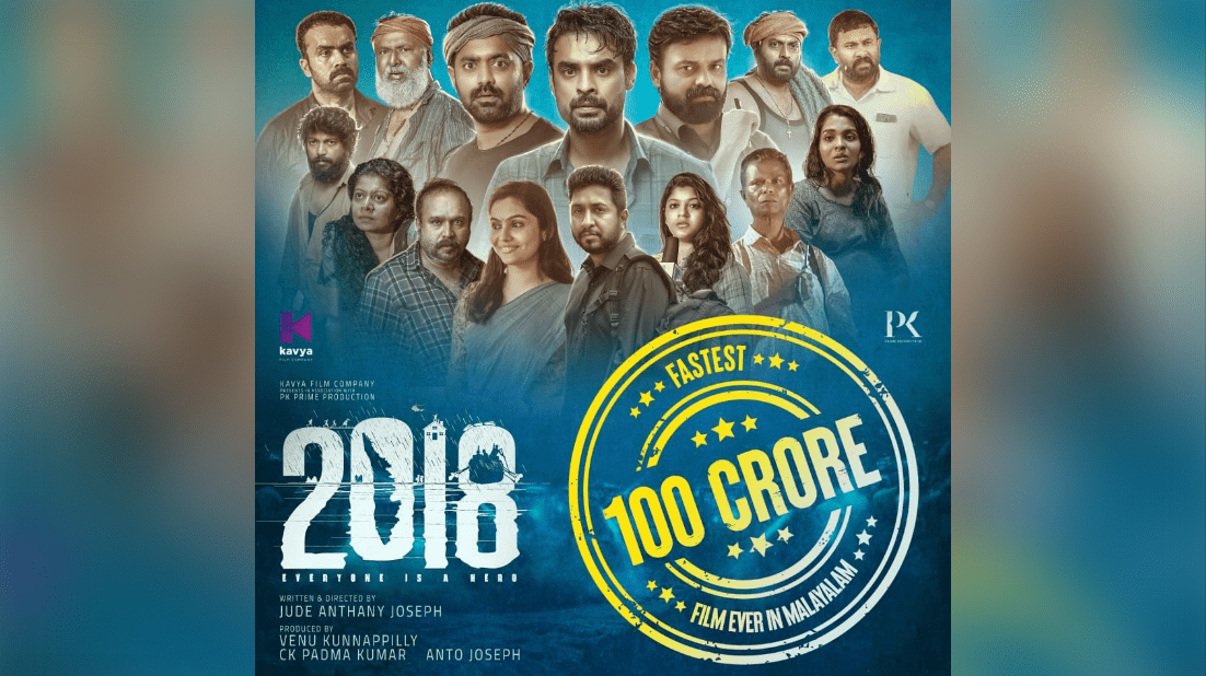Record-Breaking Survival Drama "2018" Sets New Milestones in Malayalam Cinema
