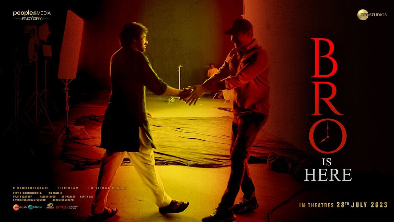 Power Star Pawan Kalyan Lights Up "Bro" Set with Electrifying Song Sequence!