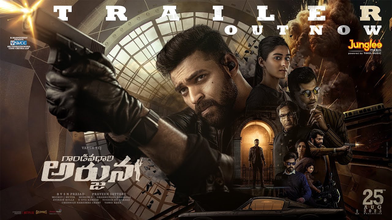 Varun Tej's Thrilling Pursuit Unveiled in Action-Packed 'Gandeevadhari Arjuna' Trailer!