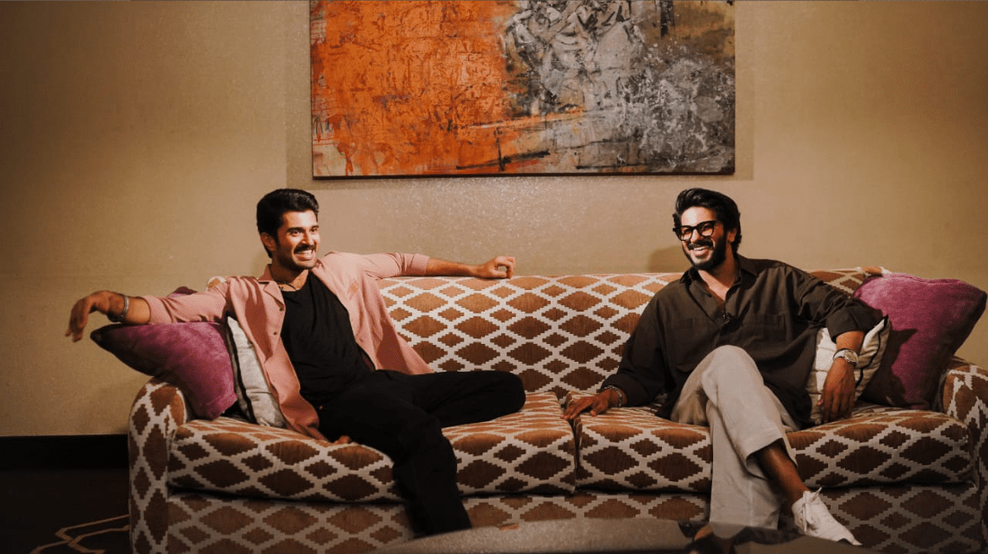 "King of Kotha": Dulquer Salmaan getting candid with Vijay Deverakonda!