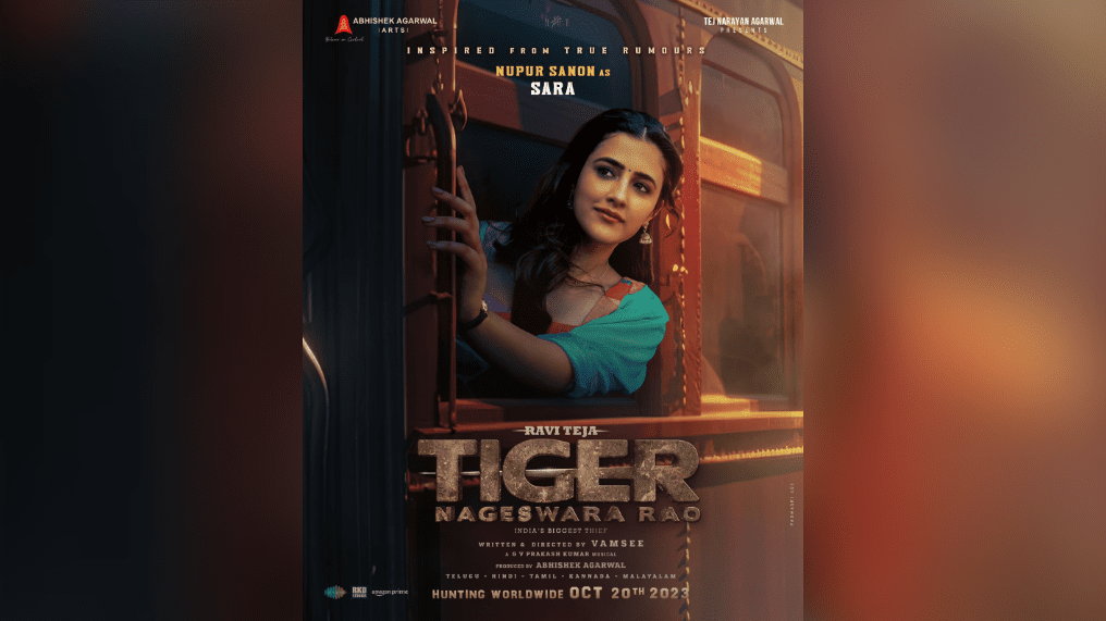 'Tiger Nageswara Rao': Stunning First Look Poster of Nupur Sanon Revealed!