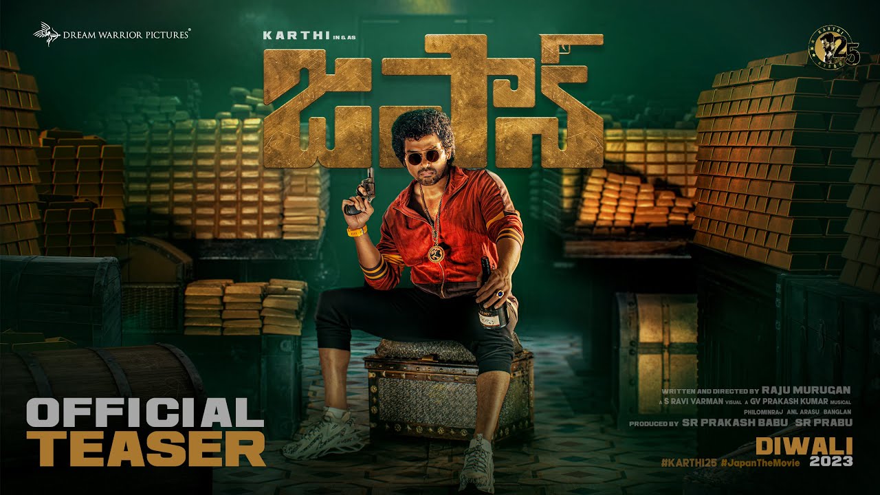 Karthi's 'Japan' Teaser Unveiled: A Dark Crime Comedy for Diwali 2023