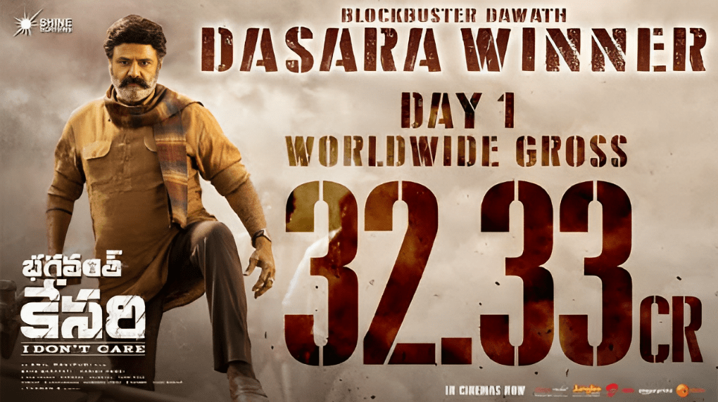 'Bhagavanth Kesari' Soars with Rs. 32.33 Crores on Opening Day!