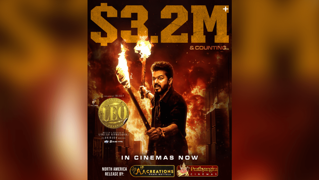 'Leo' Shatters Records, Surpasses $3 Million Mark in the USA